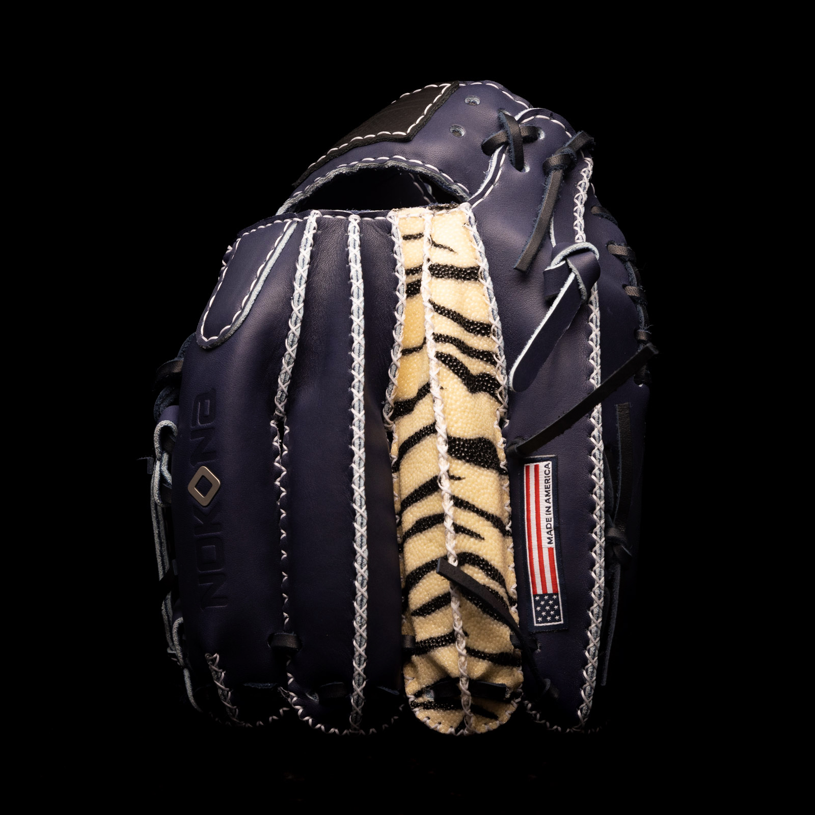 INFIELDERDESIGN×MLB ステッチロゴマフラー ブラック/グリーン INFIELDERDESIGN×MLB ステッチロゴマフラー ブラック/グリーン