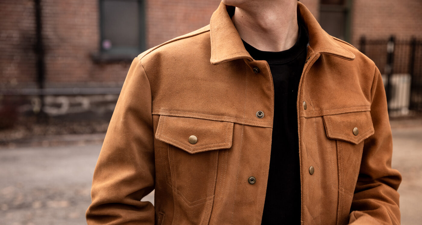 Nokona Rancher Baseball Jacket in Tan Roughout - Nokona Ballgloves