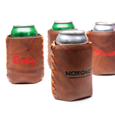 Ballglove Leather Can Cooler