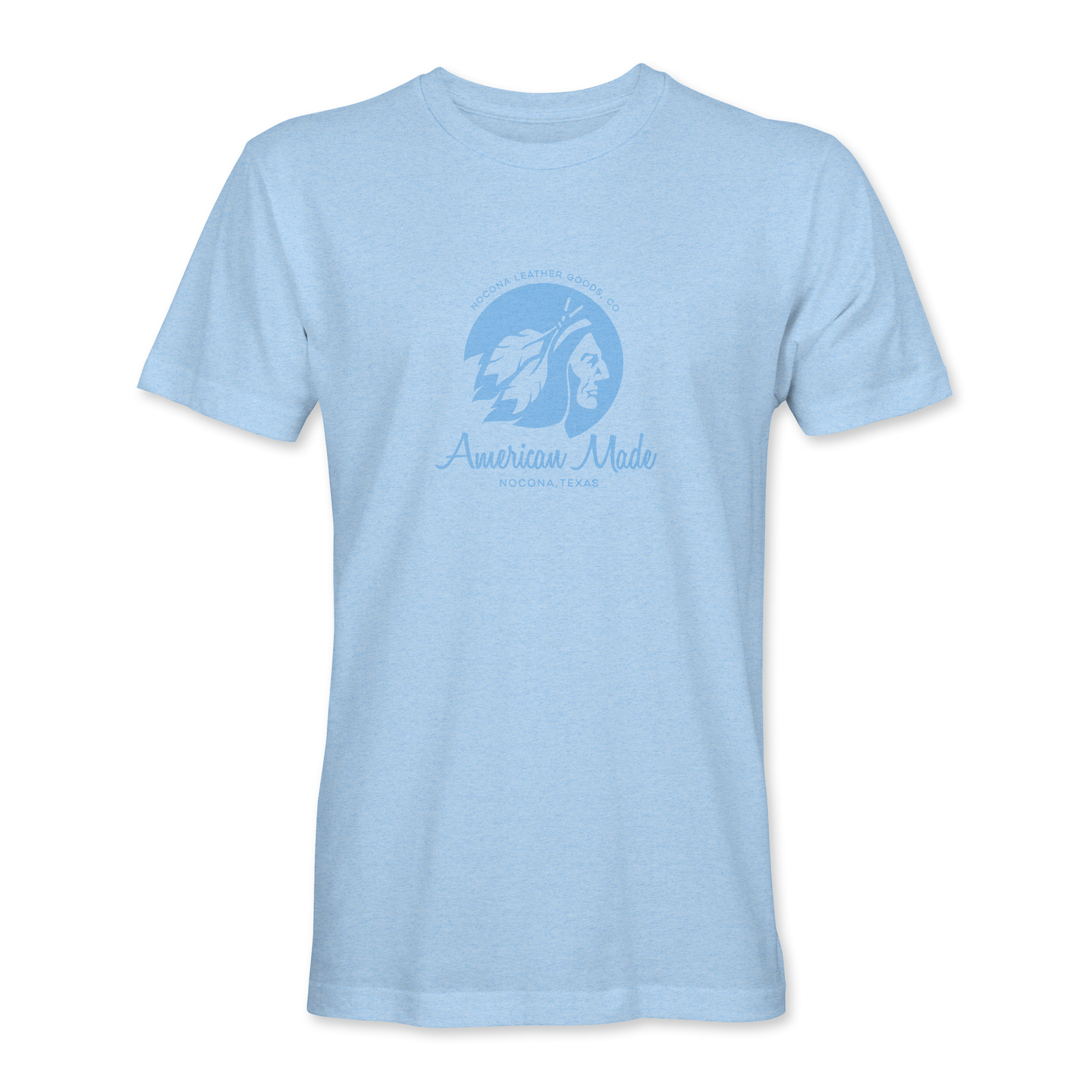 【ネロノン】 Nokona Super Soft Tee - Columbia Blue - Nokona Ballgloves