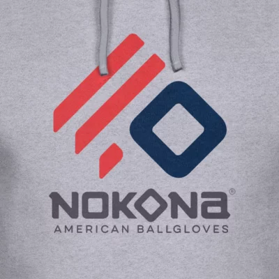 Nokona USA Hoodie – Gray