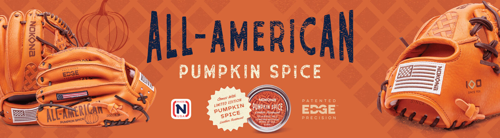 S1 All-American Pumpkin Spice™ - Nokona Ballgloves