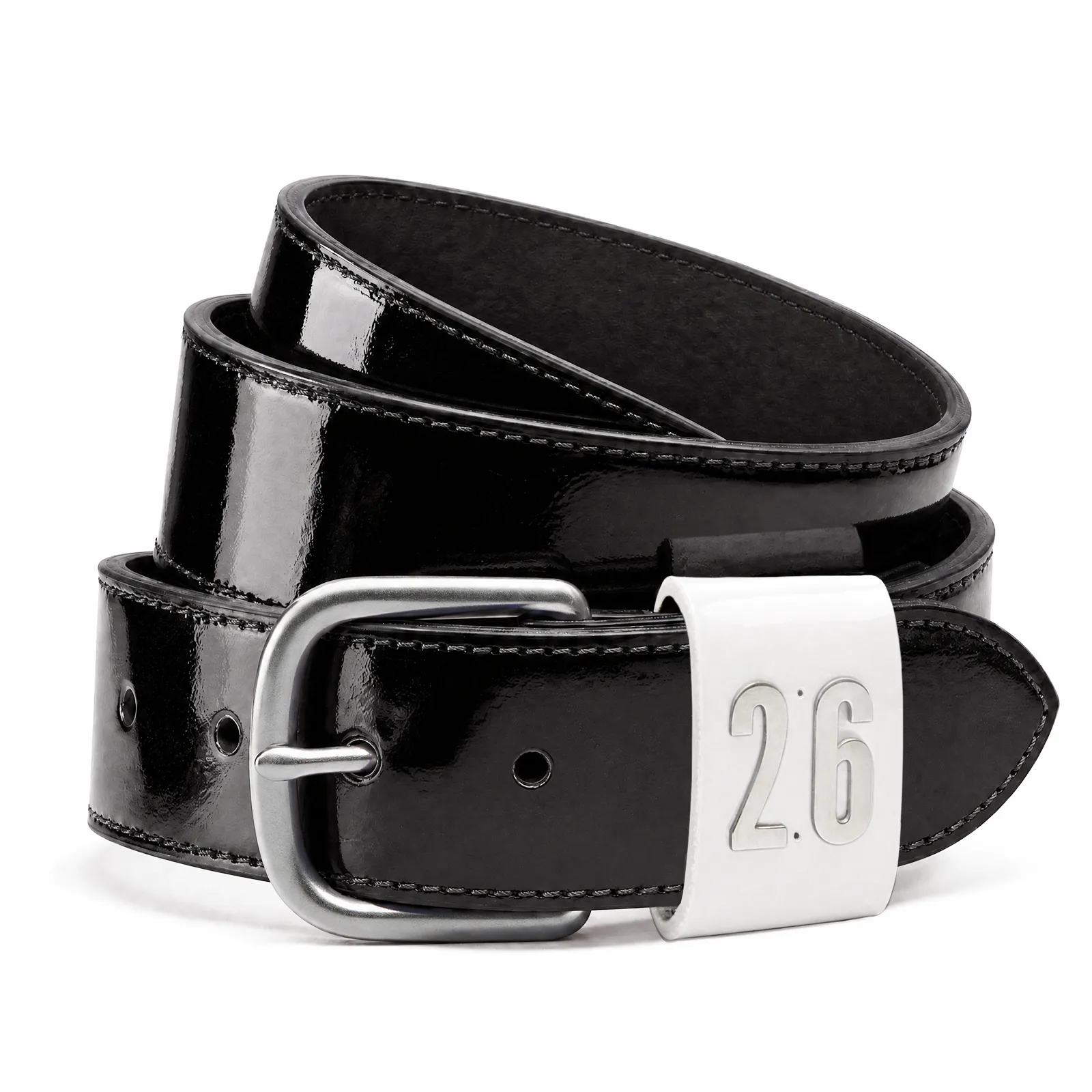 Patent Leather ShowBelt – Black - thumbnail 4